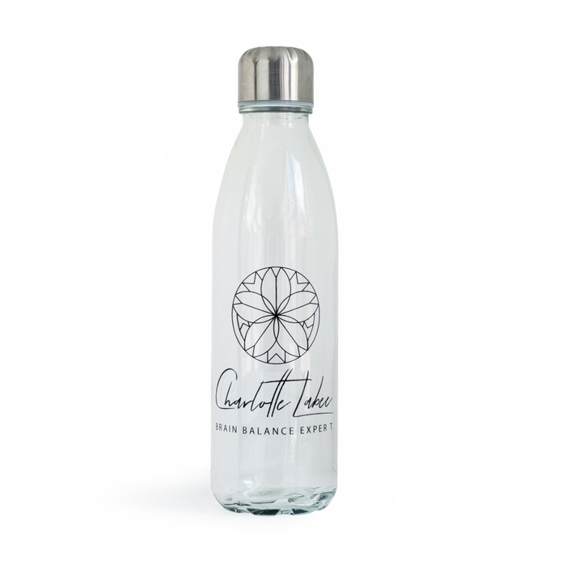 Glazen Brain Balance Waterfles Charlotte Labee